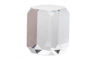 Επιτραπέζιο γυάλινο διακοσμητικό cube γυάλινο 8x12 εκ