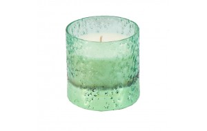 Κερί αρωματικό σόγιας πράσινο τριαντάφυλλο κέδρος 10 εκ