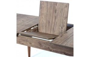 Τραπέζι lotus ξύλινο σε καφέ απόχρωση 180x80x75 εκ