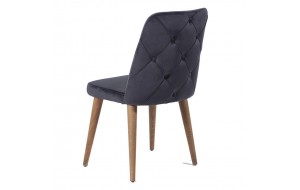 Lotus Hilsoaps ξύλινη καρέκλα με ύφασμα 49x60x90 εκ