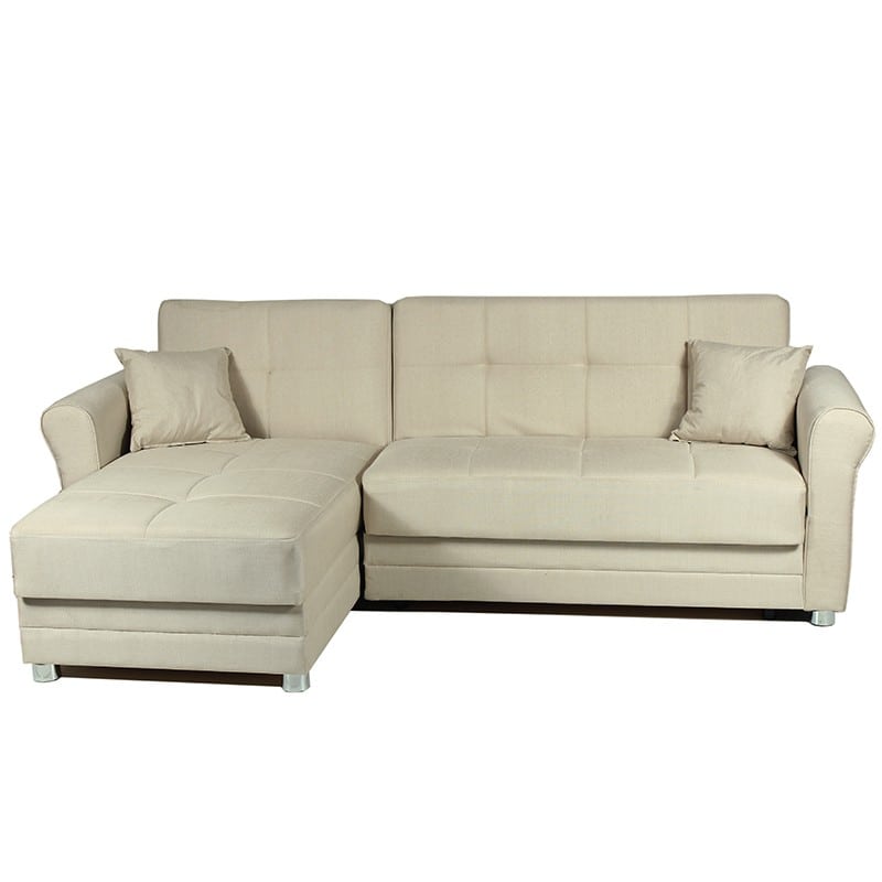 Fabello καναπές κρεβάτι γωνία 258x145x80 εκ