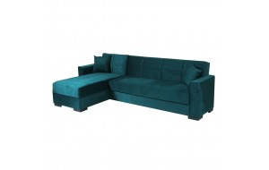 Porto Efor καναπές κρεβάτι γωνιακός υφασμάτινος 220x80x82 εκ