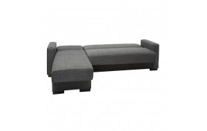 Marbella τριθέσιος γωνιακός καναπές κρεβάτι σε γκρι χρώμα 235x150x90 εκ