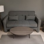 Studio Lucy διθέσιος καναπές κρεβάτι με αποθηκευτικό χώρο με υφασμάτινη επένδυση σε ανθρακί απόχρωση 170x110x90 εκ
