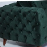 Καναπές γωνιακός toronto ύφασμα  σε πράσινο χρώμα 300x160x70 εκ
