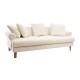 UK Sofa τριθέσιος καναπές σε λευκό χρώμα 210x100x75 εκ
