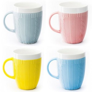 Κούπα για καφέ από πορσελάνη σε τέσσερα χρώματα