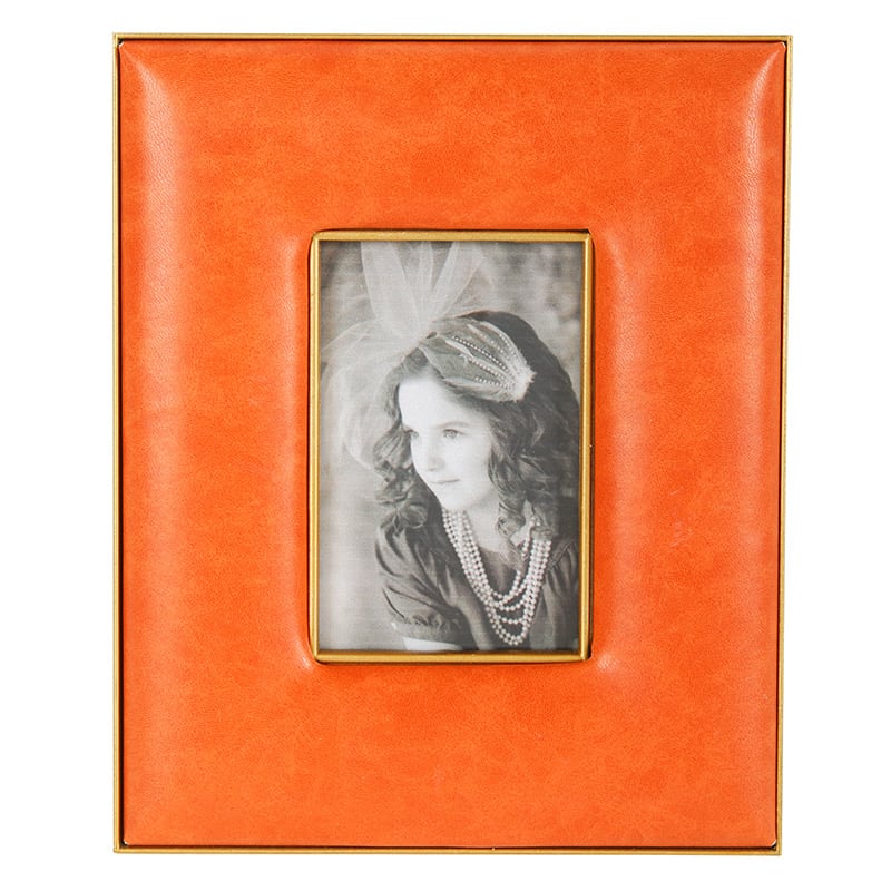 Κορνίζα φωτογραφιών Hanley σε πορτοκαλί χρώμα pp 17x21 εκ