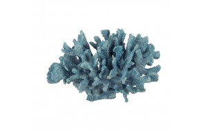 Διακοσμητικό κοράλλι faux γαλάζιο 25x19x17 εκ