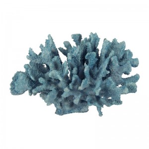 Διακοσμητικό κοράλλι faux γαλάζιο 25x19x17 εκ