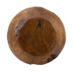Artekko Woody Καφέ Καθρέπτης Τοίχου από Ξύλο Teak 40x40x6εκ