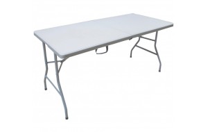 Milano μεταλλικό πτυσσόμενο τραπέζι 153x74x74 εκ