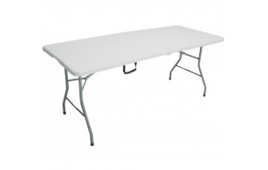 Milano ECO μεταλλικό πτυσσόμενο τραπέζι 182x75x74 εκ