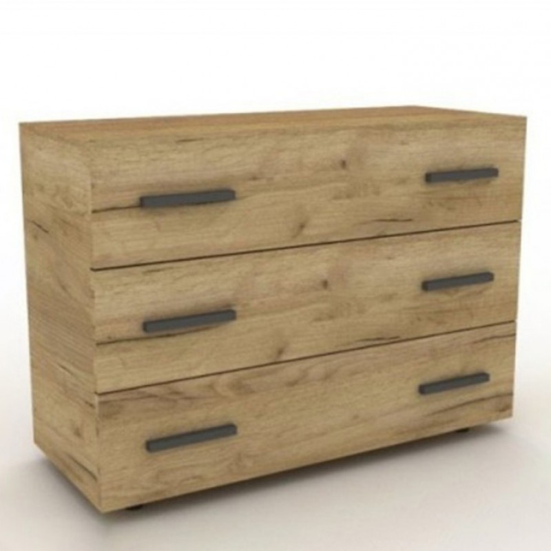Tree συρταριέρα διαθέσιμη σε διάφορες αποχρώσεις ξύλου 110x44x80 εκ