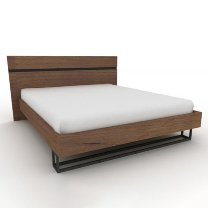 Iron κρεβάτι διπλό με μεταλλικά πόδια σε διάφορα χρώματα 160x200 εκ