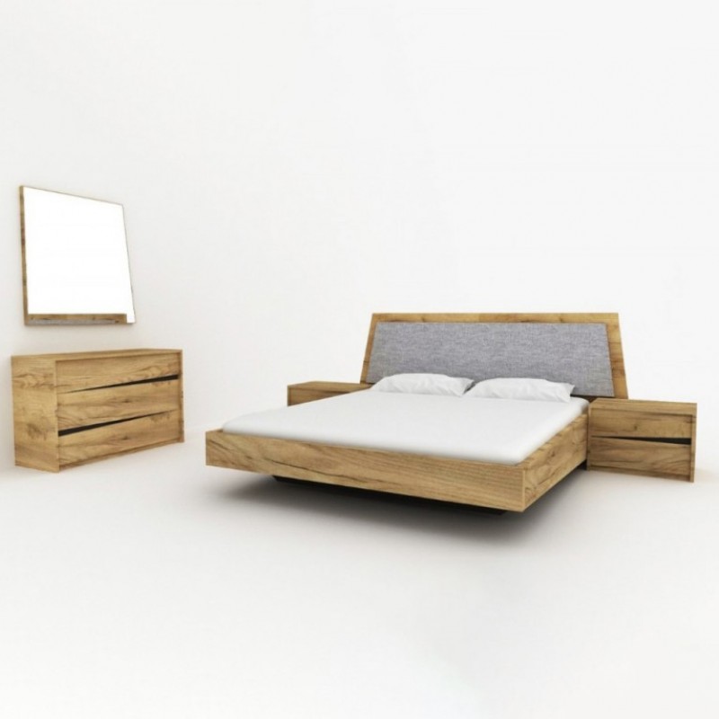 Passion κρεβάτι με μεταλλικά πόδια και κεφαλάρι σε διάφορα χρώματα και υλικά 160x200 εκ
