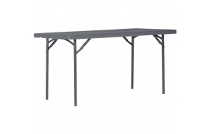 Xl μεταλλικό πτυσσόμενο τραπέζι 152.4x76.2x74.3 εκ