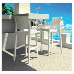 Jamaica rattan σκαμπό bar 40x51x108 εκ