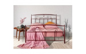 Μεταλλικό κρεβάτι Premium σε πολλά χρώματα