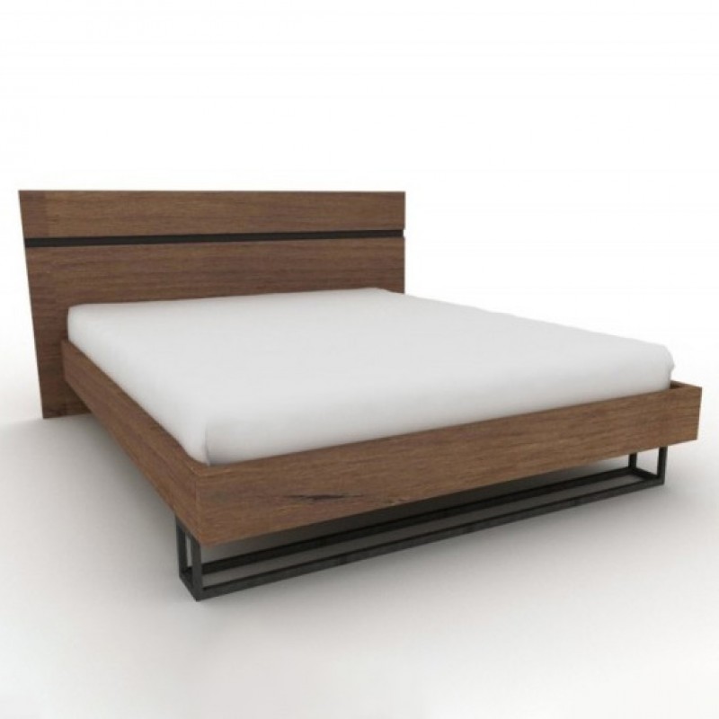 Iron κρεβάτι διπλό με μεταλλικά πόδια σε διάφορα χρώματα 160x200 εκ