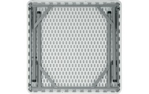 Peru τετράγωνο πτυσσόμενο τραπέζι μεταλλικό 86x86x74 εκ