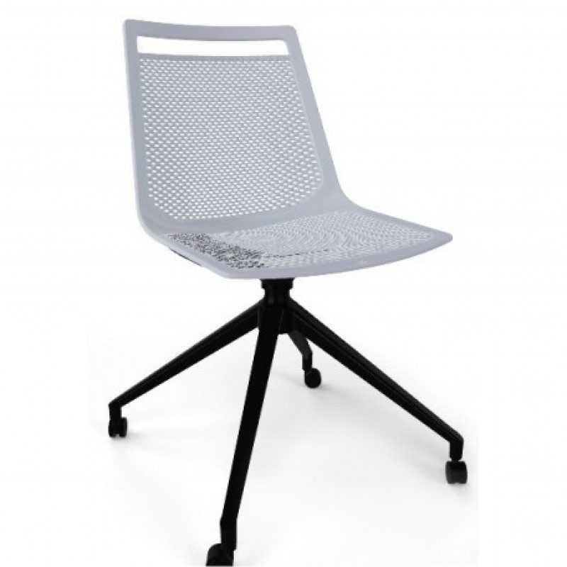 Akami καρέκλα γραφείου μεταλλική τροχήλατη 72.5x72.5x83.5 εκ
