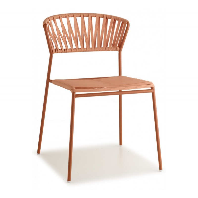 Lisa club μεταλλική καρέκλα 52x60x78 εκ