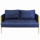Alura-wave καναπές διθέσιος σε διάφορα χρώματα και υλικά 151.5x72x71.5 εκ