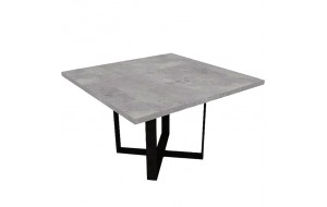 Platinum τραπέζι συνεδριάσεων με μεταλλικά πόδια 120x120x75 εκ