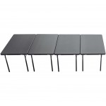 Xl μεταλλικό πτυσσόμενο τραπέζι 121.9x76x74.3 εκ