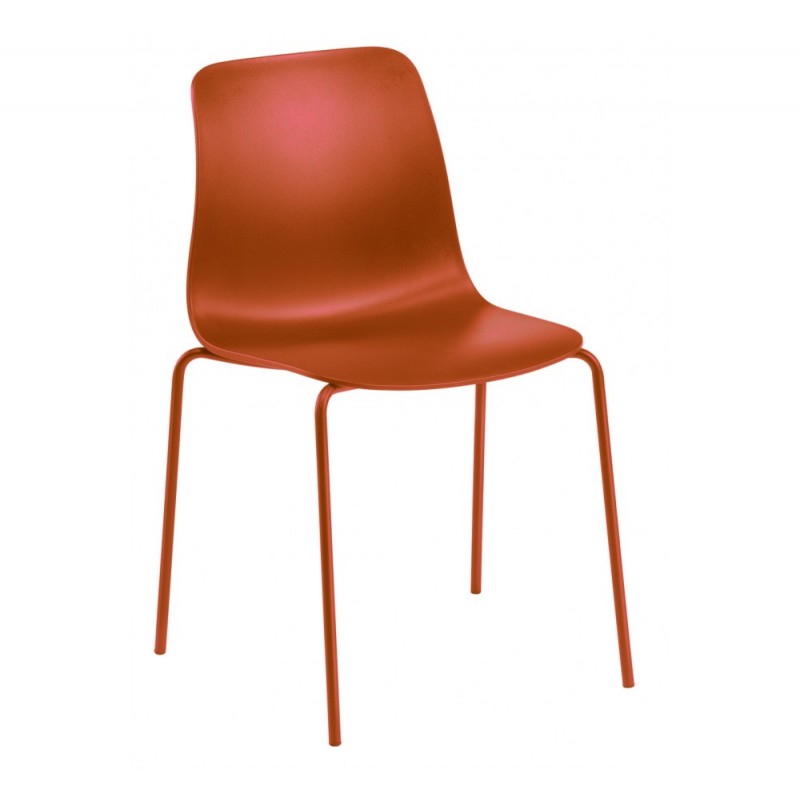 Unik καρέκλα μεταλλική  σε πολλά χρώματα 51x48x80 εκ