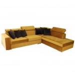 Portobello γωνιακός καναπές με επένδυση σε ποικιλία χρωμάτων και υλικών 280x220x90 εκ