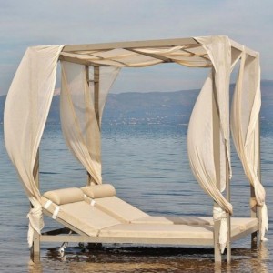 Kate daybed από αλουμίνιο 160x204x220 εκ