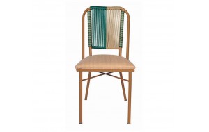 Coral καρέκλα μεταλλική 44x55x85 εκ