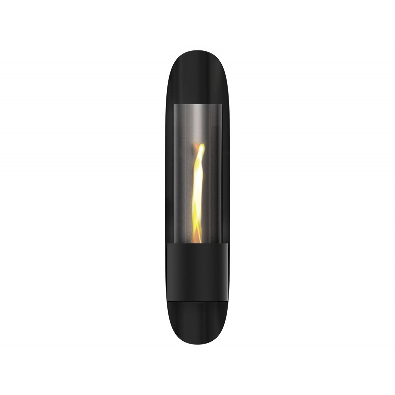 Cycloflame μεταλλικό επιτοίχιο διακοσμητικό σε μαύρη απόχρωση με εστία φωτίας 17x18x81 εκ Cycloflame μεταλλικό επιτοίχιο διακοσμητικό σε μαύρη απόχρωση με εστία φωτίας 17x18x81 εκ