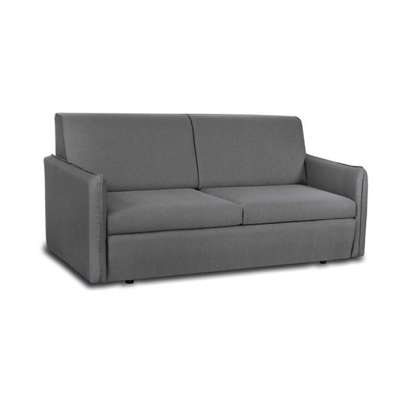 Fabianna γωνιακός καναπές κρεβάτι με αποθηκευτικό χώρο και υφασμάτινη επένδυση σε γκρι απόχρωση 240x149 εκ