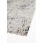 Silky 341C μοντέρνο χαλί με εφέ ξεθωριασμένου σχεδίου σε μπεζ απόχρωση με γκρι λεπτομέρειες και επιλογή διαστάσεων