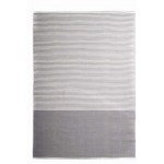 Urban Cotton Kilim Arissa Taupe βαμβακερό χαλί κιλίμι σε γκρι απόχρωση με διαγραμμίσεις και επιλογή διαστάσεων