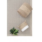 Sand ψάθινο χαλί σε γκρι απόχρωση με μπεζ περιμετρικό φινίρισμα και επιλογή διαστάσεων 1786 I