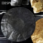 Πιατέλα διακοσμητική από αλουμίνιο γκρι τετράγωνη 21.5x20.5 εκ