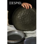 Etna Step πιάτο γκρι βαθύ σετ τεσσάρων τεμαχίων 17.5x4.5 εκ
