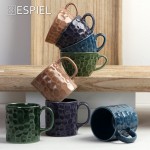 Κούπα σφυρήλατη καφέ σετ έξι τεμαχίων 13.5x11x7.5 εκ