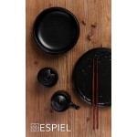 Mianmar δοχείο για σως μαύρο σετ τεσσάρων τεμαχίων 6.1x6.1x6.4 εκ