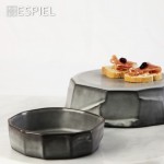 Iceberg πιάτο πήλινο γκρι ματ 20.5x6.5 εκ