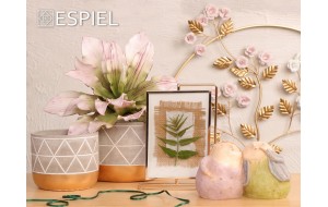 Διακοσμητικό τοίχου μεταλλικό με λουλούδια 60 εκ