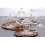 Borosilicate γυάλινο ποτήρι διπλότοιχο σετ  δύο τεμαχίων 9 εκ