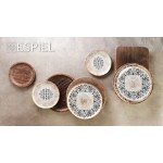 Mosaico πορσελάνινο πιάτο Nordic Step ρηχό σετ έξι τεμαχίων 21 εκ