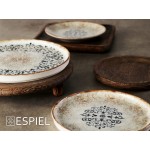 Mosaico πορσελάνινο πιάτο Nordic Step ρηχό σετ έξι τεμαχίων 26 εκ