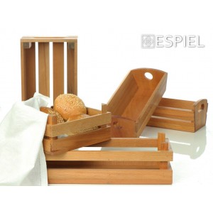 Ψωμιέρα ξύλινη 28x15x9 εκ