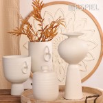 Δοχείο με καπάκι λευκό από πορσελάνη 16.2x16.2x22.5 εκ Δοχείο με καπάκι λευκό από πορσελάνη 16.2x16.2x22.5 εκ